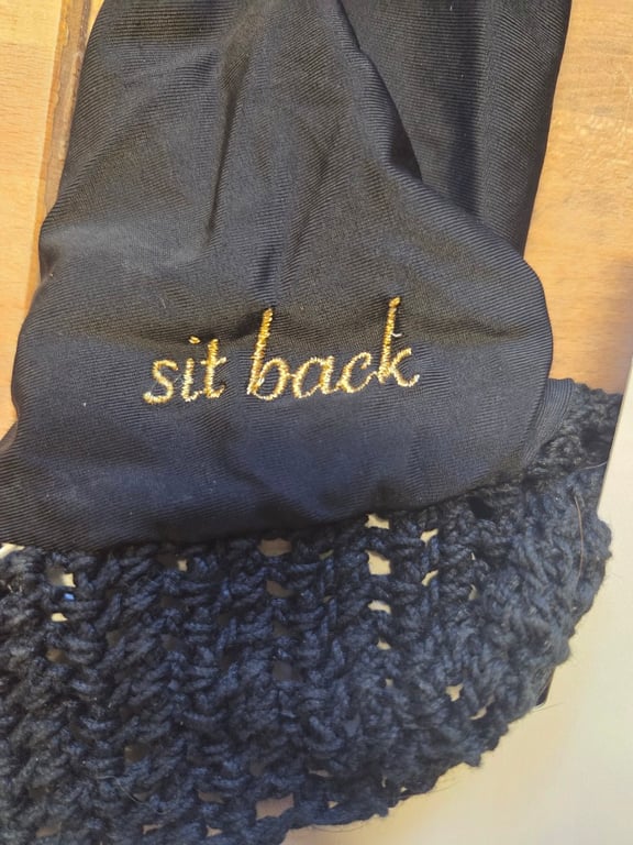 Svartguldig luva från Equito - bild 3