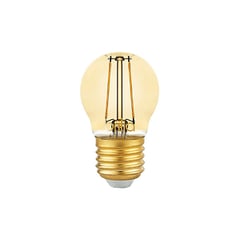 Lâmpada LED Filamento Bola E-27 Bivolt 2,5W 2000K Branco Quente 200 Lúmens Brilia