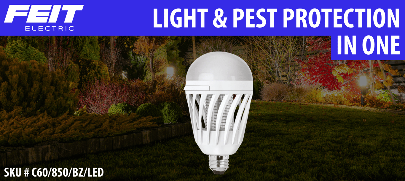 Feit Electric LED Bug Zapper Bulb: Light & Pest Protection in One