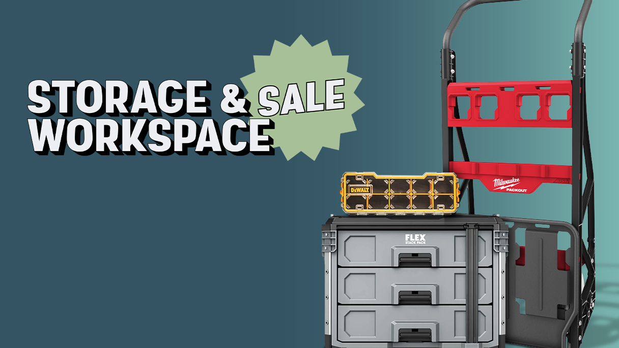 Storage & Workspace Sale