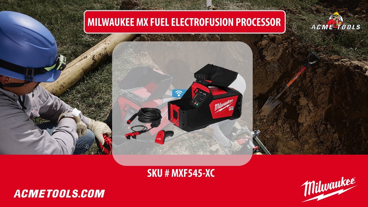 New Milwaukee Electrofusion Processor: The MXF545-XC Just Changed The Game For Gas Utility Work