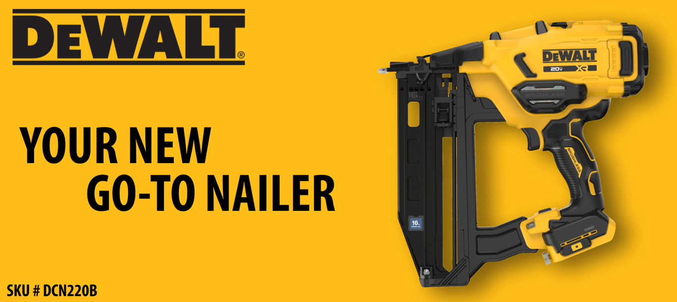 Why the DEWALT 20V MAX XR 16GA Finish Nailer is Your New Go-To