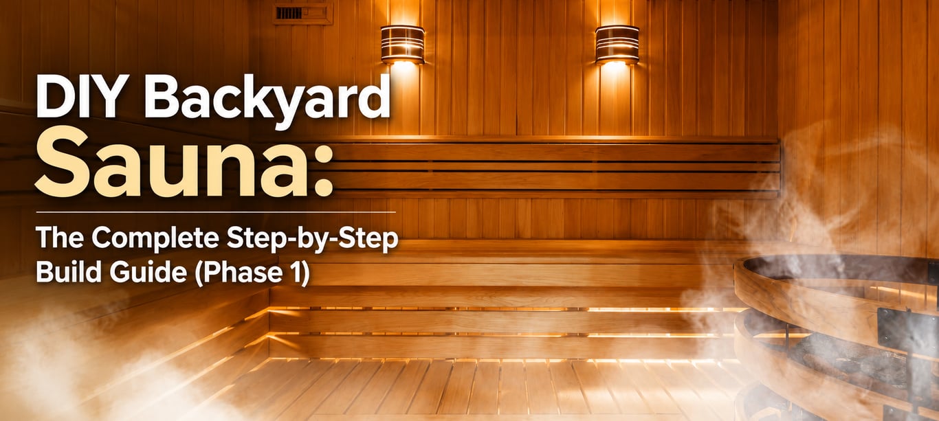 DIY Backyard Sauna: The Complete Step-by-Step Build Guide (Phase 1)