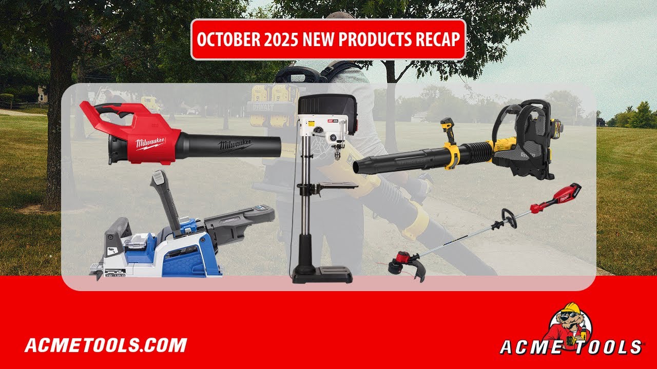 The October 2025 Tool Drop: Milwaukee, DeWalt, and the End of Gas-Powered Headaches