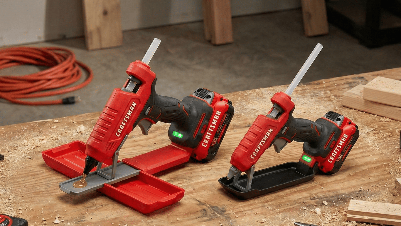 Cut The Cord: New Craftsman V20 Mini & Standard Hot Glue Guns Released