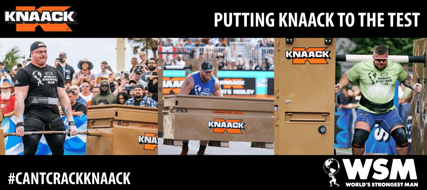 World&rsquo;s Strongest Man Puts KNAACK Products to the Ultimate Test