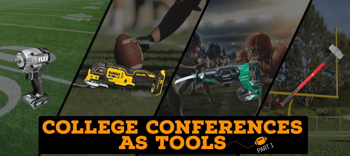 If College Football Conferences Were Tools: Part 1