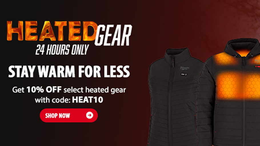 Stop Freezing & Start Working Like A Pro With Our Heated Gear Flash Sale
