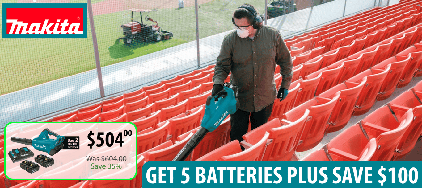 Makita 18V X2 Blower Deal: Get Five 5.0Ah Batteries and Save $100