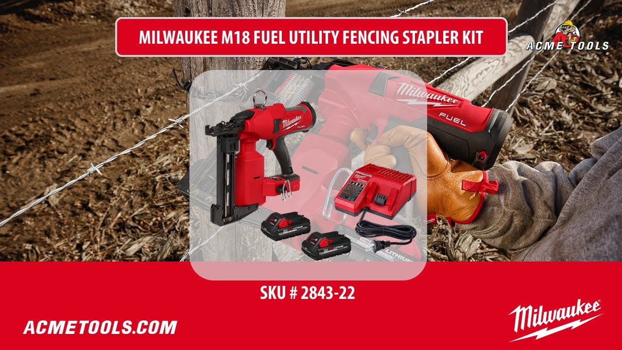 The Day We Officially Retired The Hammer: A Look Back At The M18 Utility Fencing Stapler