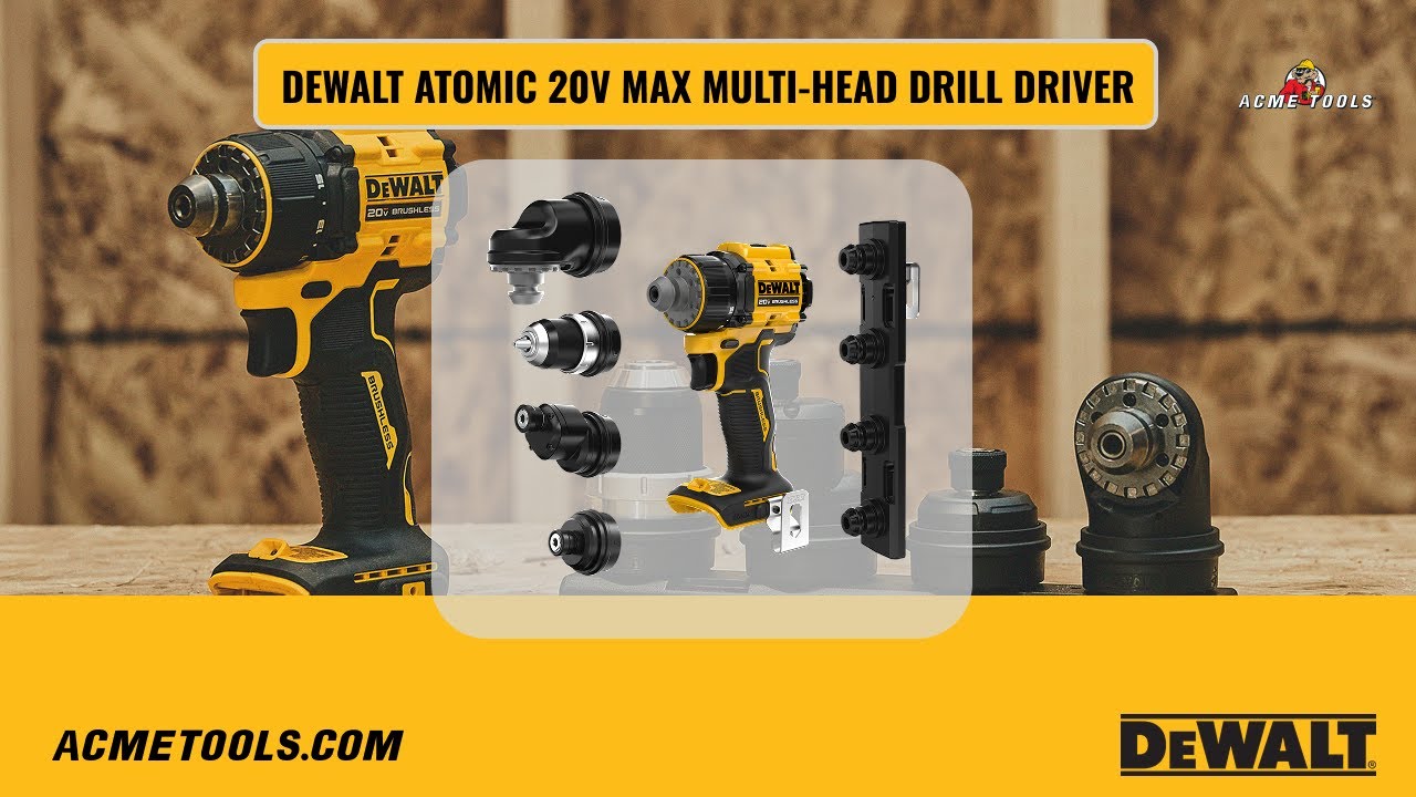 This DeWalt 20V Drill Driver Has Four Heads & Zero Chill
