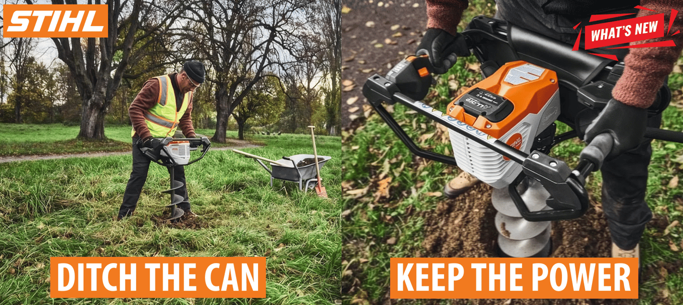 Ditch the Gas, Keep the Power: Meet the STIHL BTA 140 Battery-Powered Earth Auger