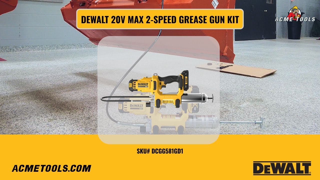 The DEWALT 20V Grease Gun Is The Heavy Hitter Your Maintenance Routine Needs