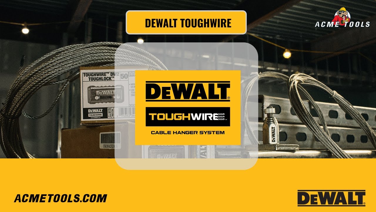 Remember When Cable Hanging Sucked? DEWALT's New Hangers Changed That