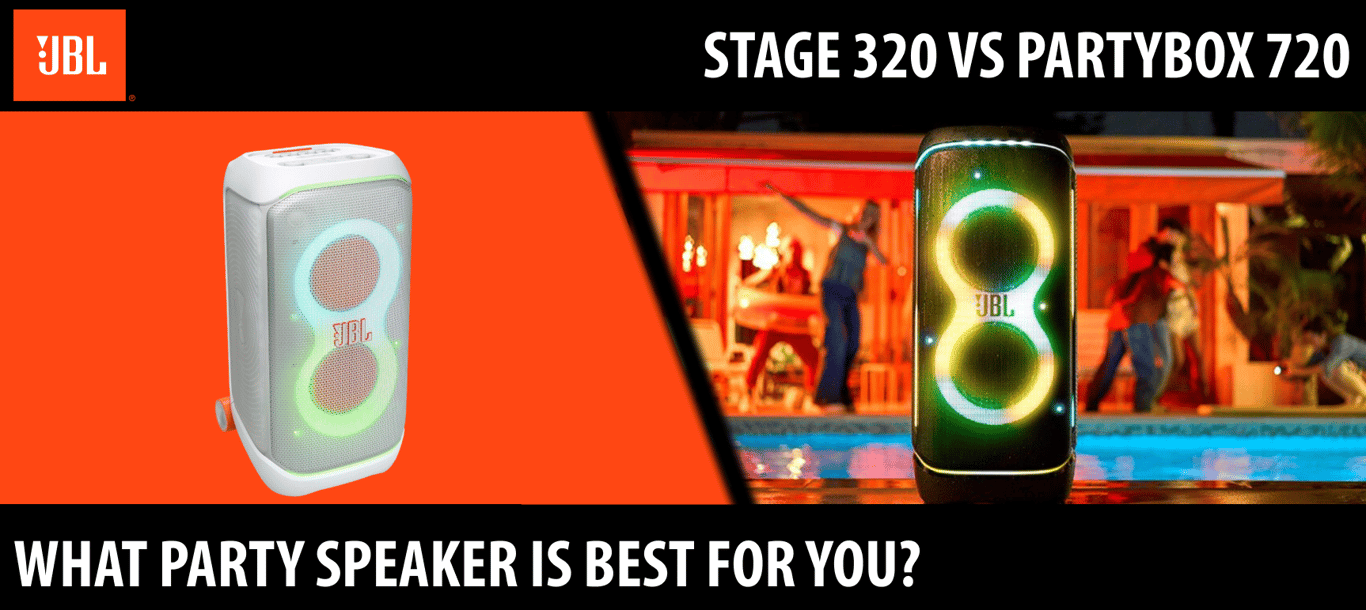 JBL PartyBox Stage 320 vs. PartyBox 720: Which Party Speaker Is Right for You?