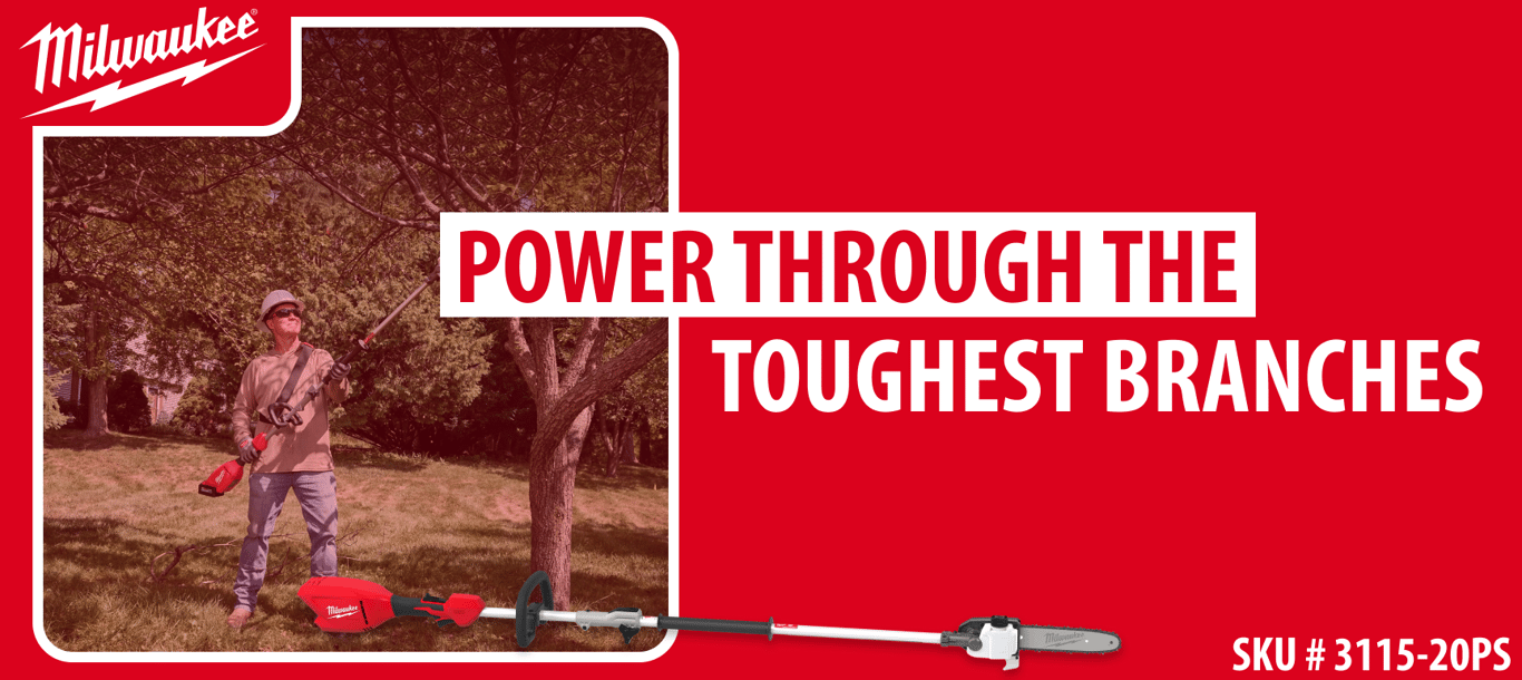 Milwaukee&rsquo;s New M18 Pole Saw Makes Tree Work Easier