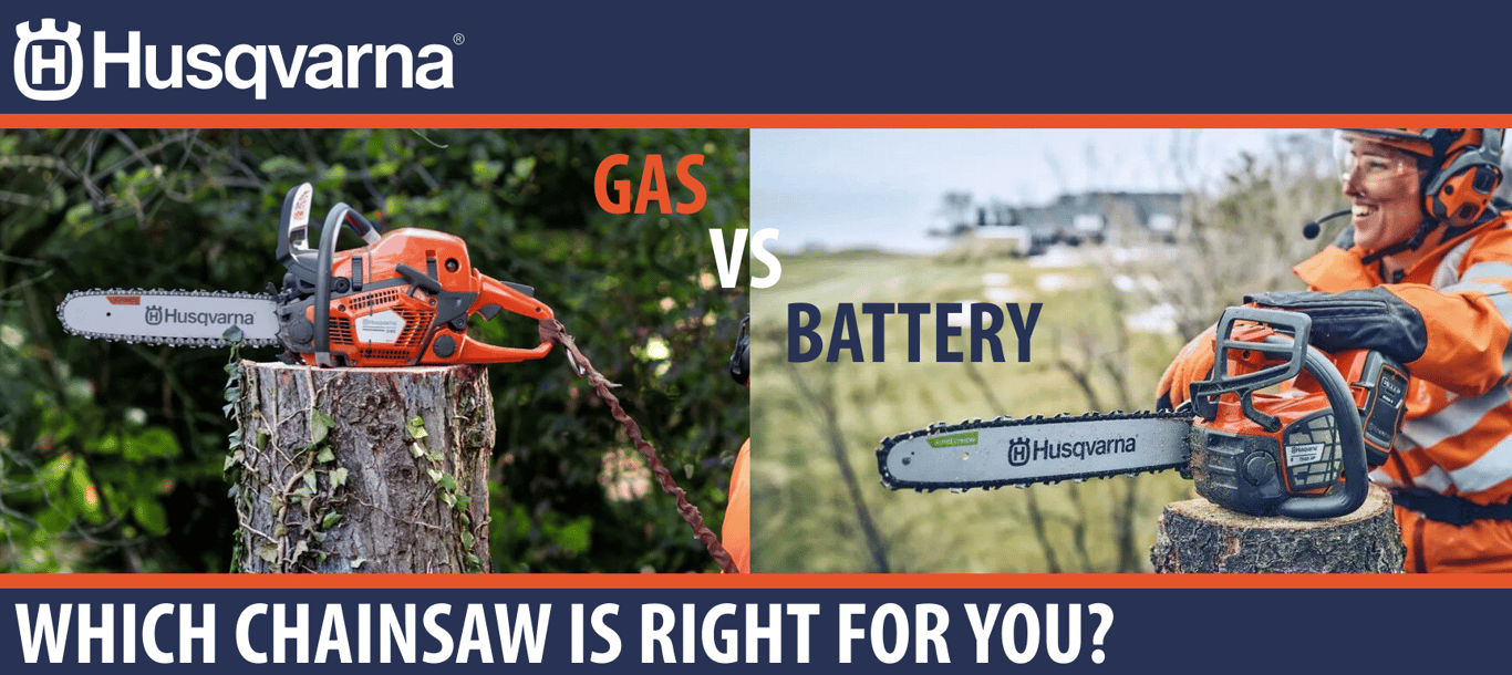 Husqvarna 542i XP vs. 545 Mark II: Battery vs. Gas Chainsaw Comparison