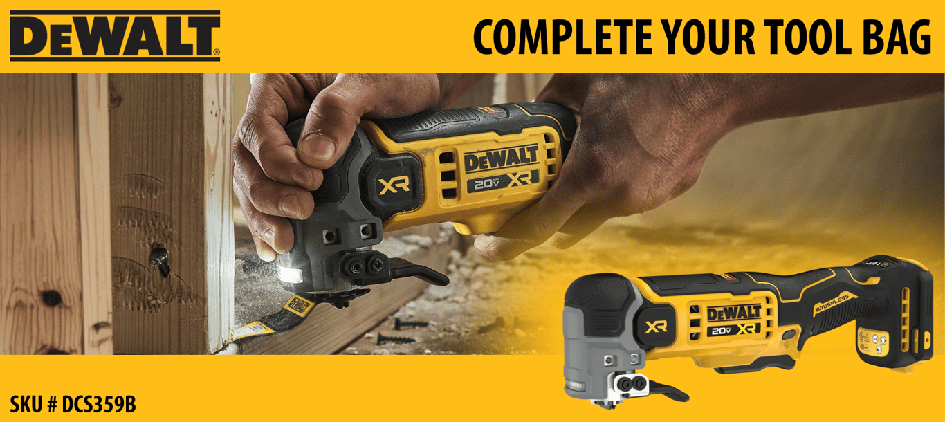 Why the DEWALT 20V MAX XR Oscillating Multi-Tool Belongs in Every Bag