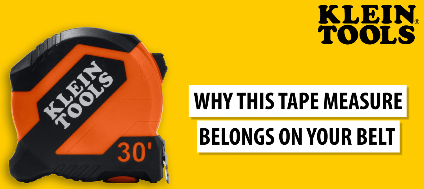 Why the Klein Tools 30-Foot Compact Tape Measure Belongs on Your Belt