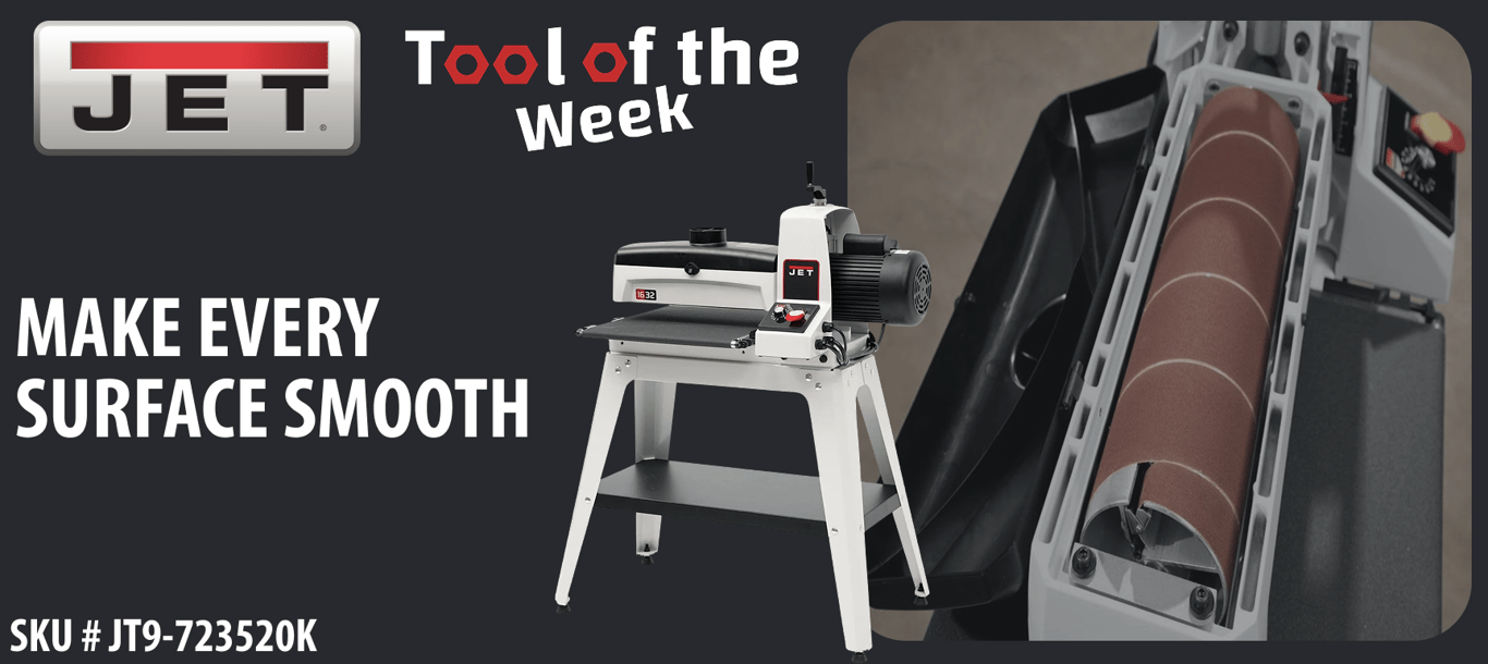 Tool of the Week: JET JWDS-1632 Drum Sander