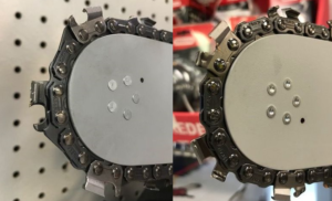 Low kickback vs high kickback chains