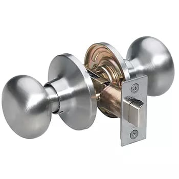 Master Lock Satin Nickel Finished Hall and Closet Passage Door Knob