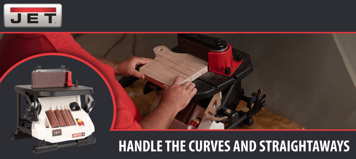 JET Oscillating Edge/Spindle Sander Handles the Curves and the Straightaways