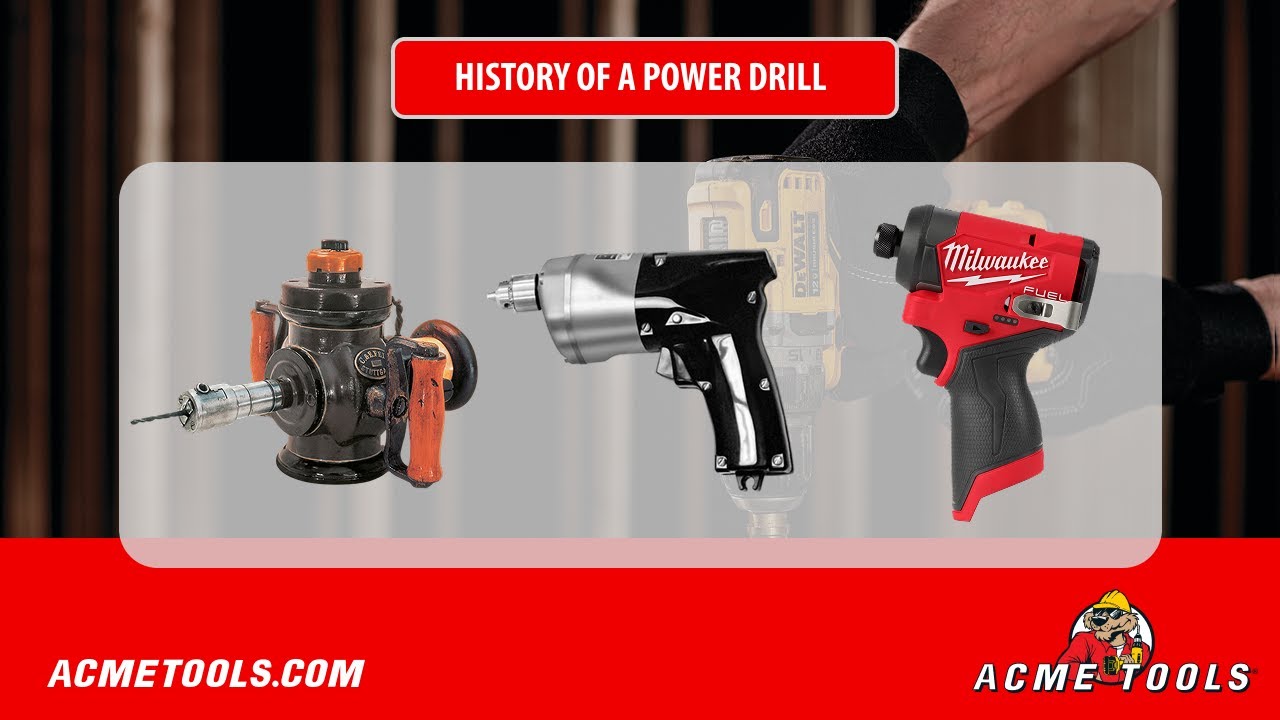 The History Of The Drill: How We Went From Heavy Metal To Lithium-Ion Freedom