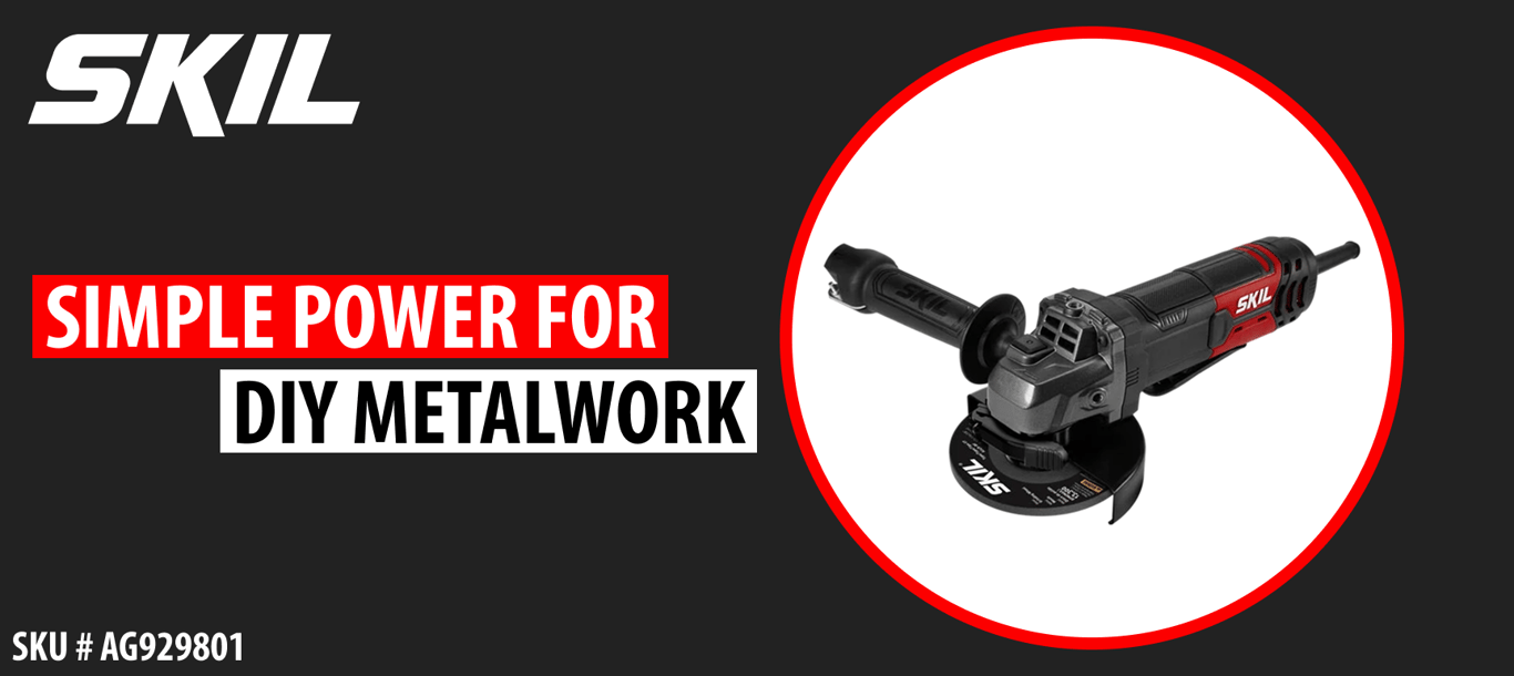 New SKIL 8 Amp Angle Grinder: Simple Power for DIY Metalwork