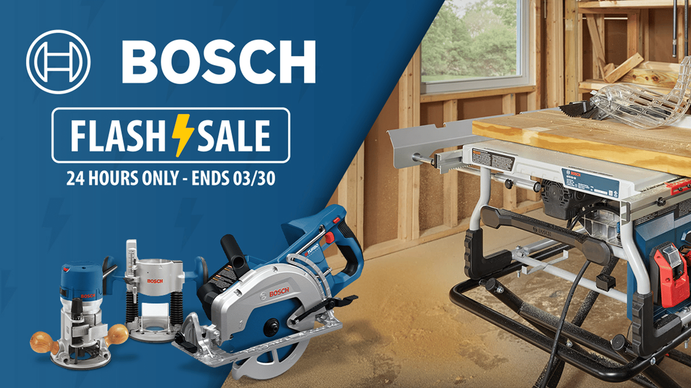 Bosch Flash Sale: Lock In Massive Bosch Tool Deals Tonight