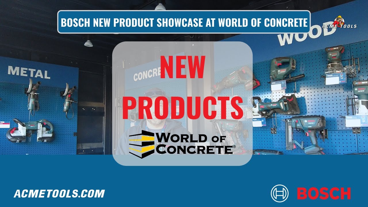 Revisiting The Absolute Unit Of A Lineup: New Bosch Concrete Tools From 2025