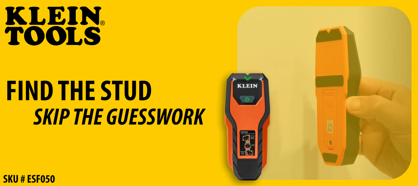 Find the Stud, Skip the Guesswork: Klein Tools Edge-to-Edge Stud Finder