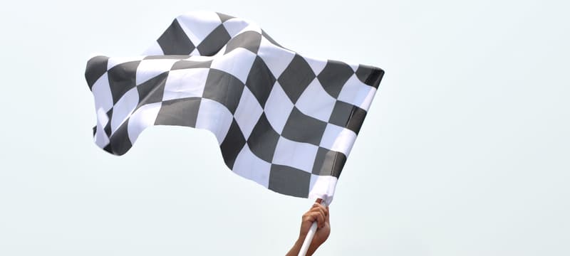 Checkered flag