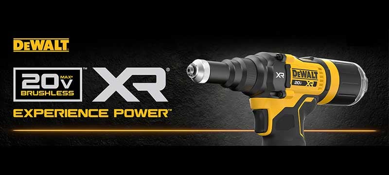 DEWALT 20V MAX Rivet Tools Released