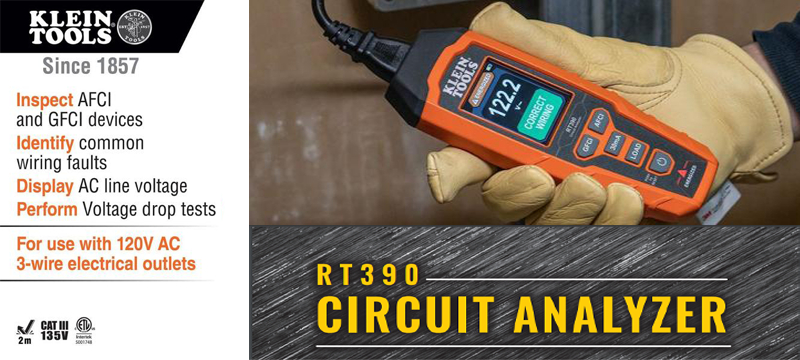 Klein Tools Releases Easy-To-Read Circuit Analyzer