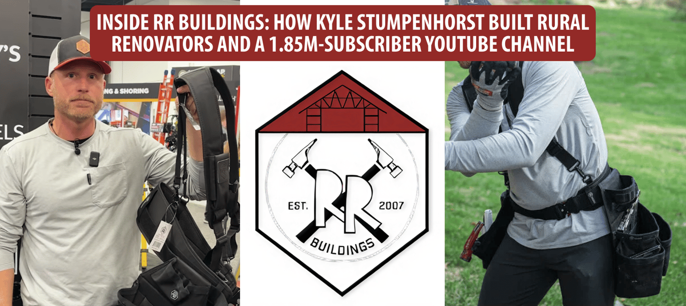 Inside RR Buildings: How Kyle Stumpenhorst Built Rural Renovators and a 1.85M-Subscriber YouTube Channel