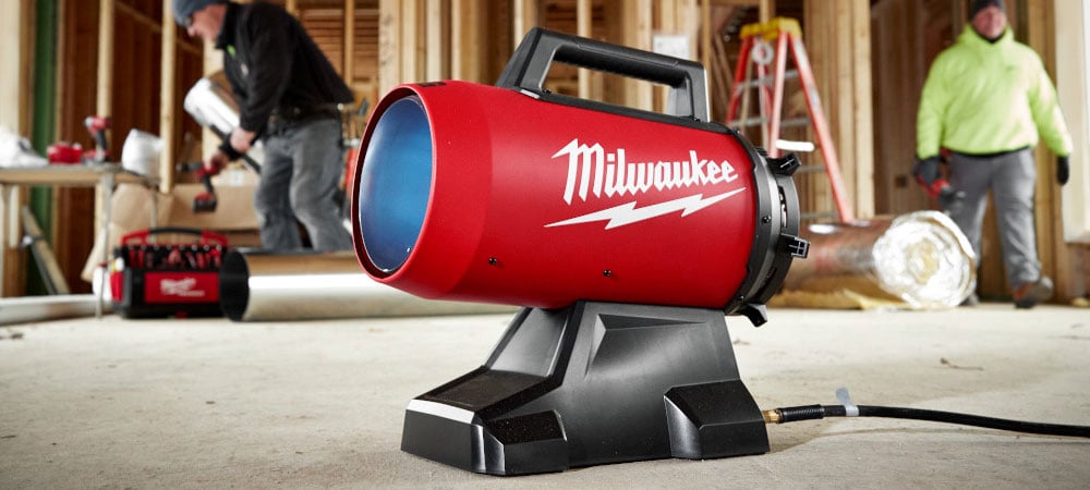 The MILWAUKEE M18 Forced Air Propane Heater