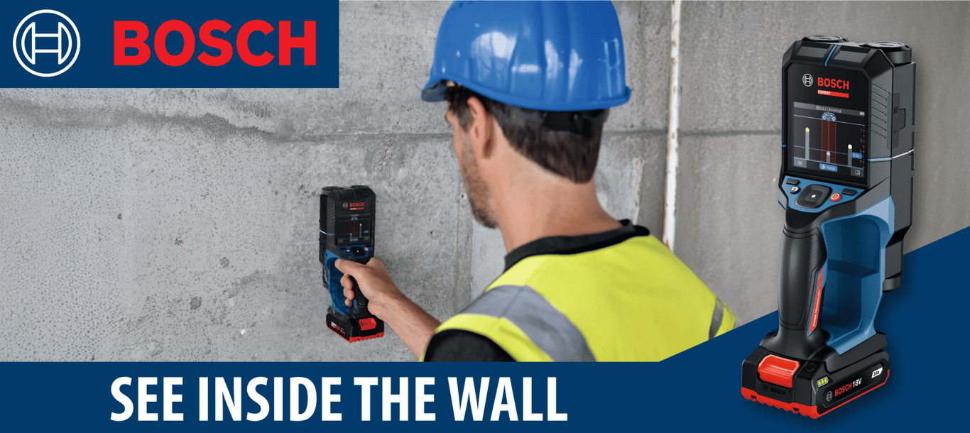 See Inside the Wall with the Bosch EXPERT 18V Wall Scanner