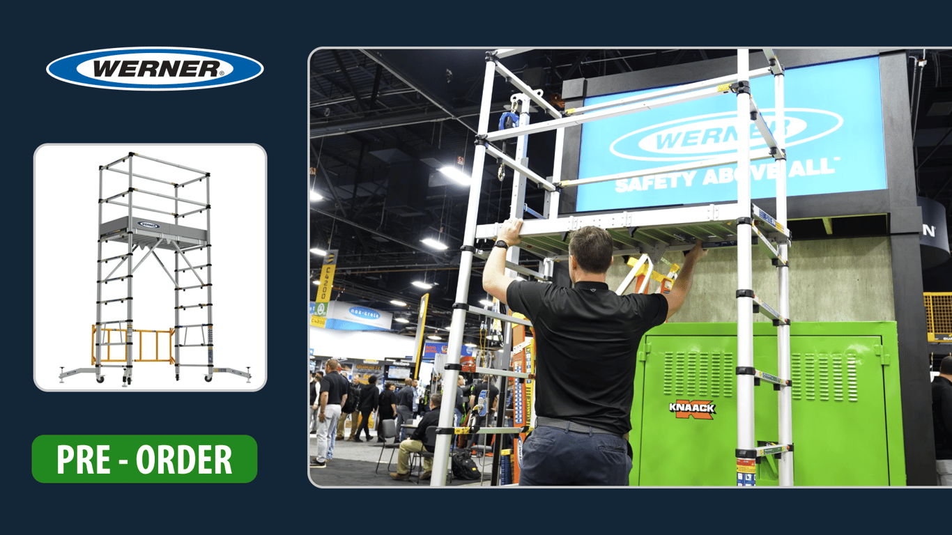 Reach New Heights with the Werner ATS-72 Telescoping Scaffold