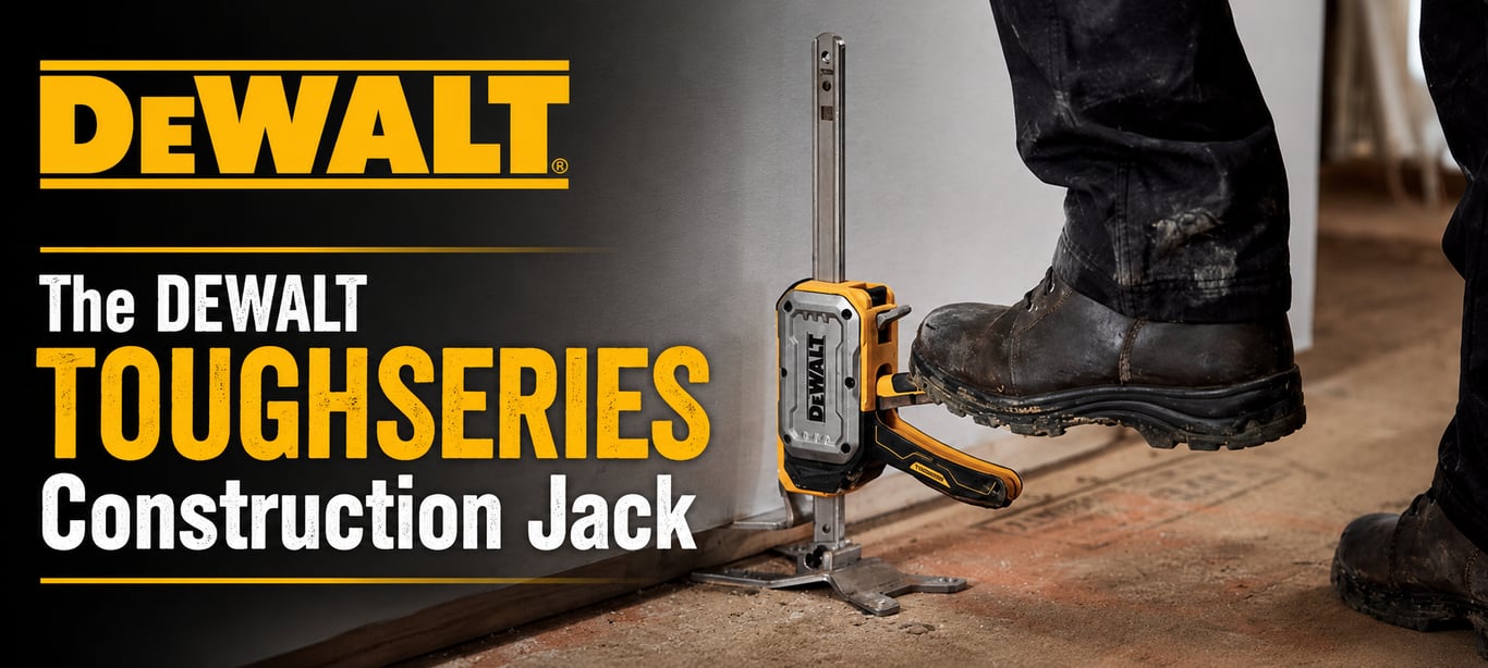 Hands-Free Lifting: The DEWALT TOUGHSERIES Construction Jack System Guide