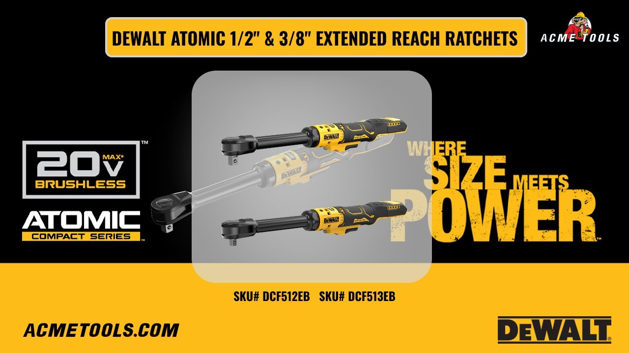 A Look Back At The DEWALT ATOMIC Extended Reach Ratchets