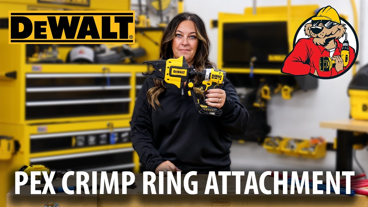 DEWALT IMPACT CONNECT PEX Crimp Ring Attachment: Turn Your Impact Driver Into a Crimping Machine