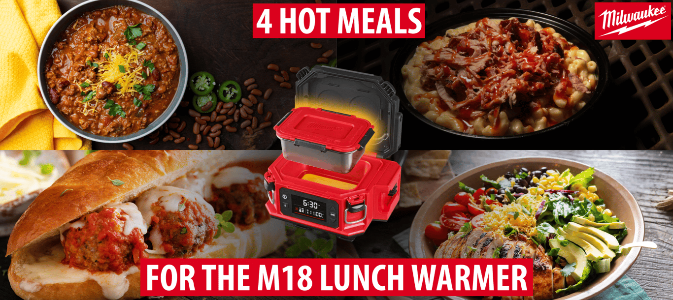 4 Hot Meals to Make the Most of the Milwaukee M18 Jobsite Lunch Warmer