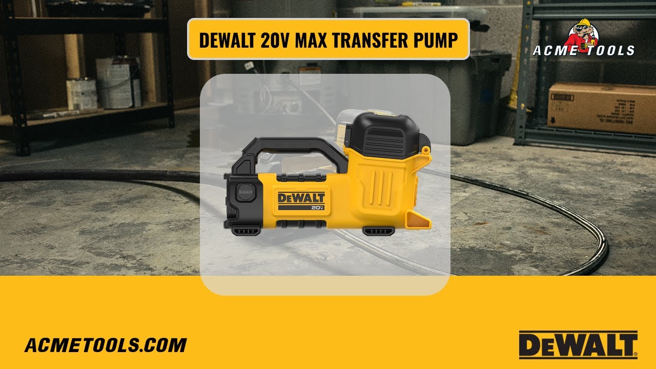 Revisiting the Legend: The New DeWalt Transfer Pump From 2025 That Changed the Plumbing Game
