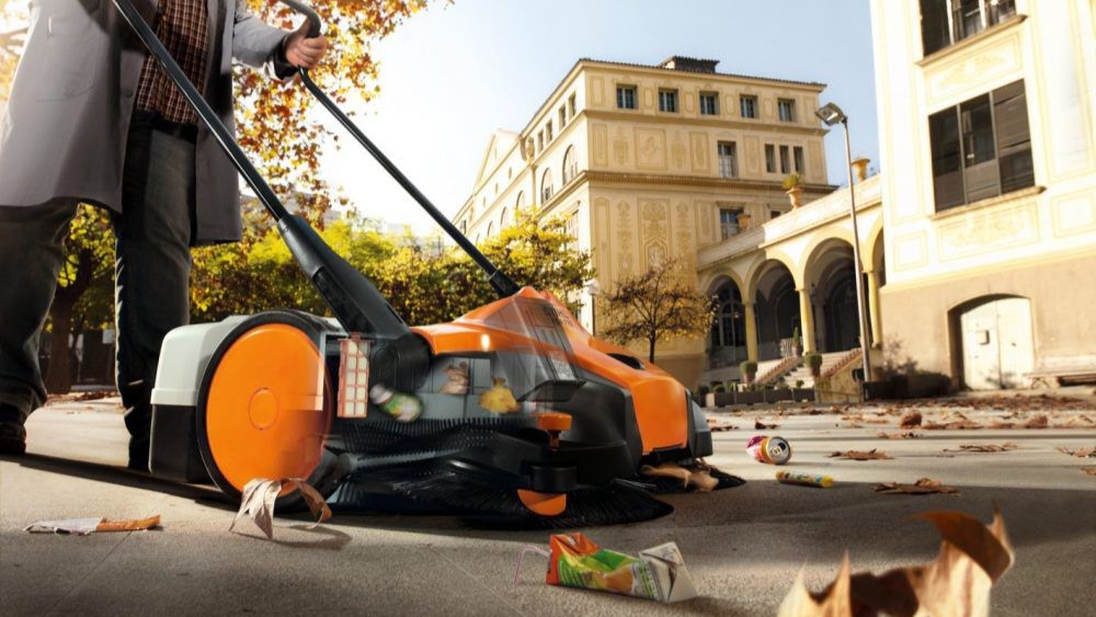 New STIHL KGA 770 Sweeper: Battery Power Meets Serious Debris Pickup