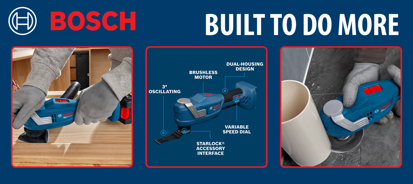 Bosch&rsquo;s New 18V Multi-Tool Is Built to Do More