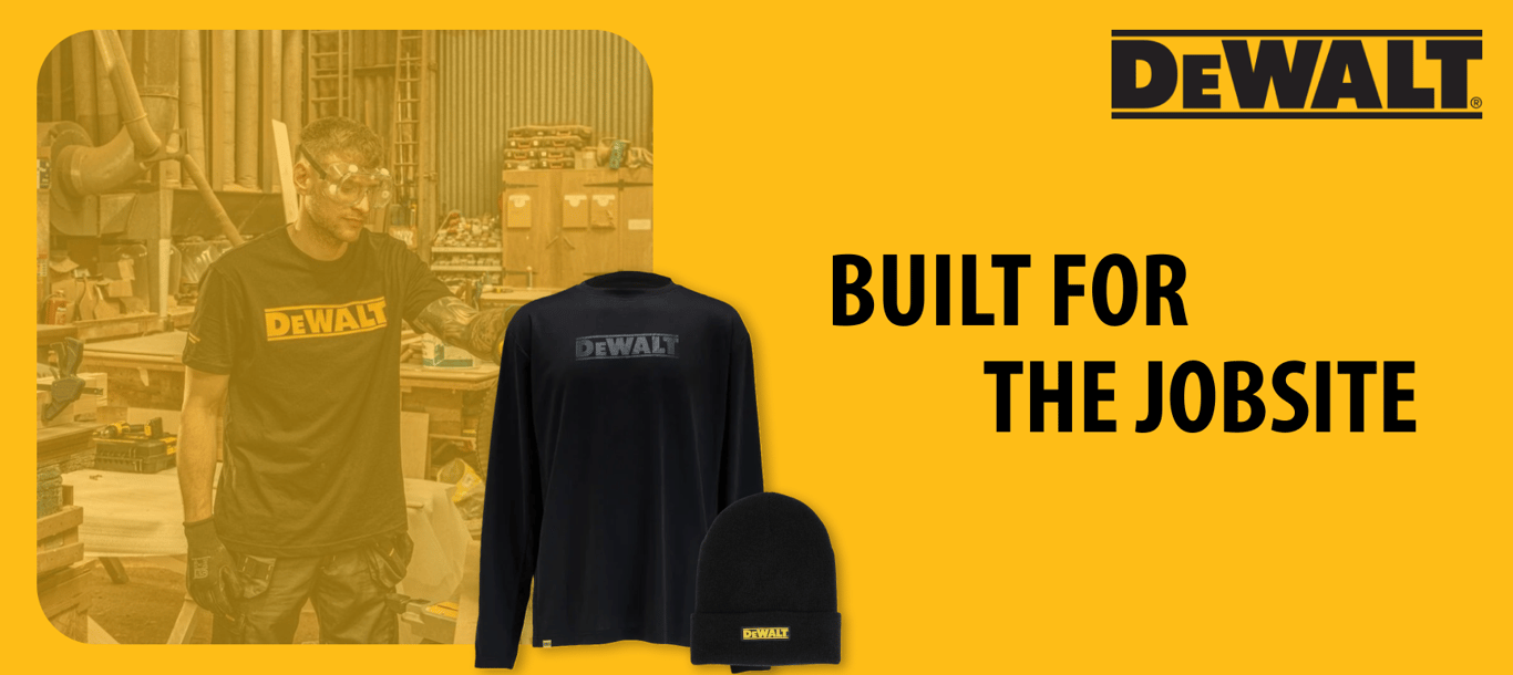 DEWALT Shirts & Hoodies: Built for the Jobsite