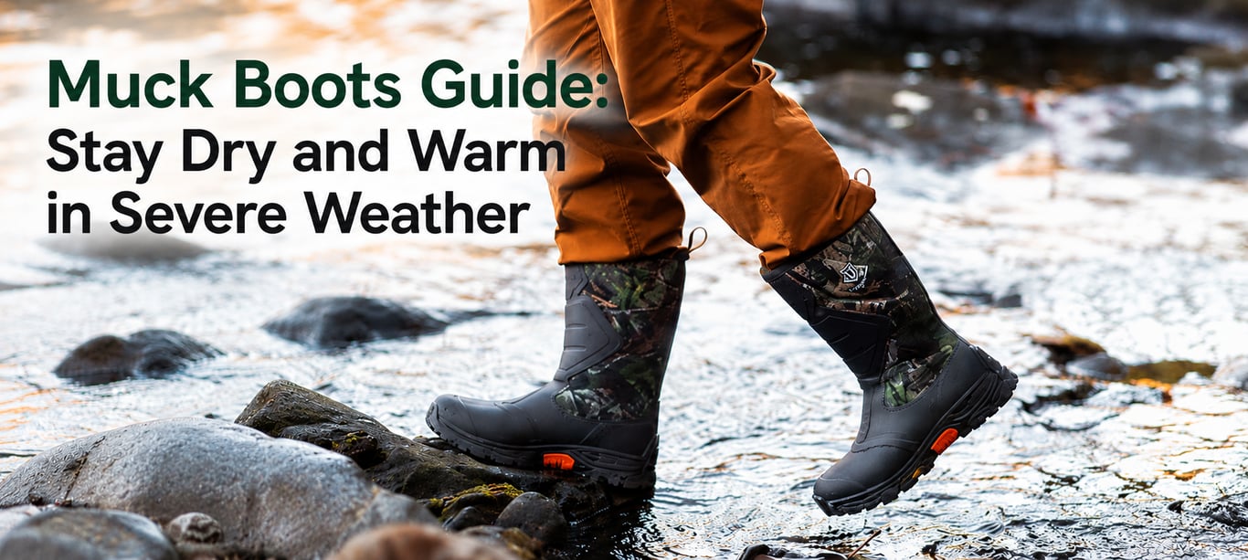Muck Boots Guide: Stay Dry and Warm in Severe Weather