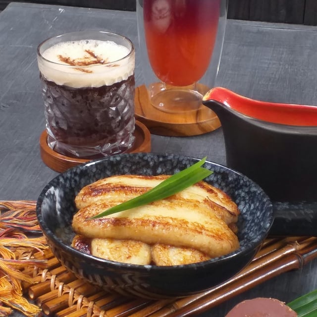 Banane flambée