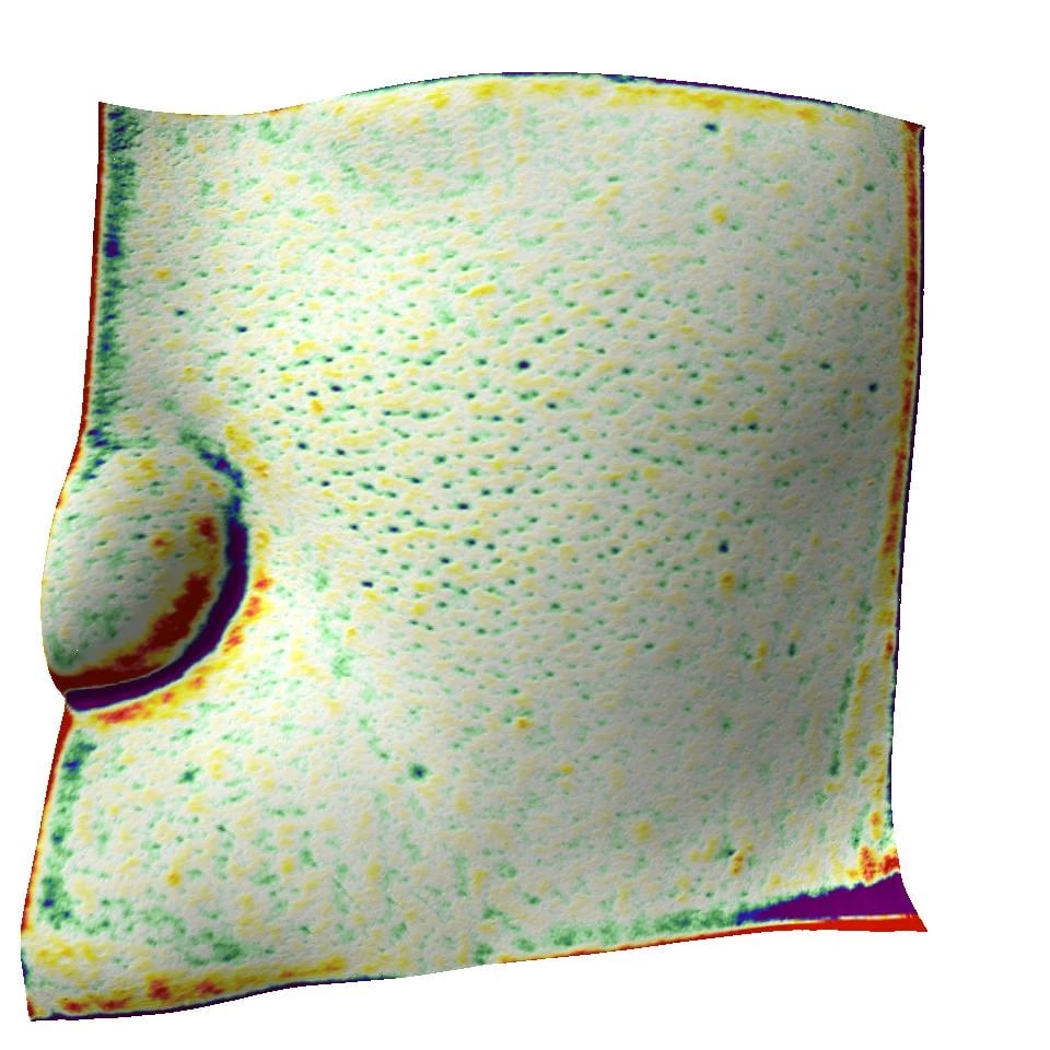 中性肌受試者使用前：Antera 3D 基線量測